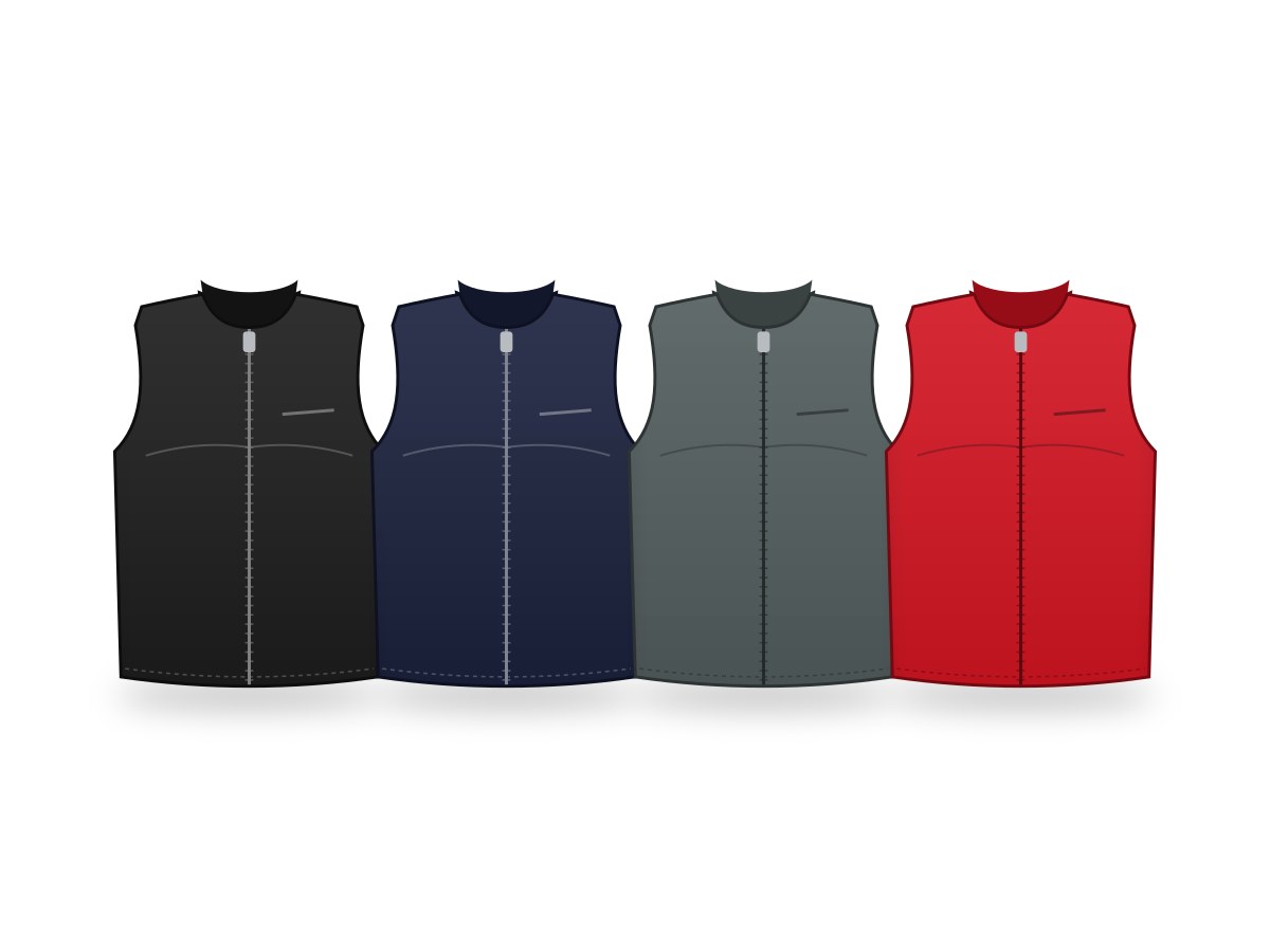 Softshell Yelek · Su İtici · Fermuarlı